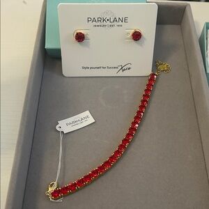Park Lane Ruby Red Jewelry Set